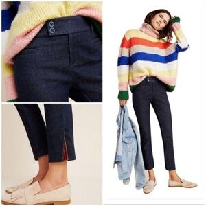 Anthropologie The Essential Slim Denim Trousers skinny Jean's, Sz 2